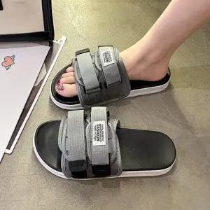 고품질 3컬러 남녀공용 스트랩 데일리 베이직 샌들 (WE54014)