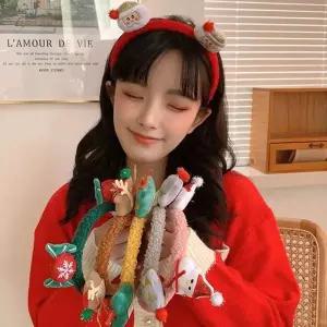 코코볼 메리 크리스마스 헤어밴드 머리띠