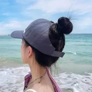 똥머리 모자 묶음머리 헤어캡 세차