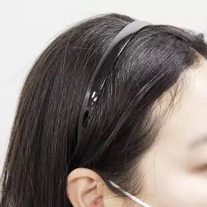 TBZ 심플 블랙 머리띠 1개