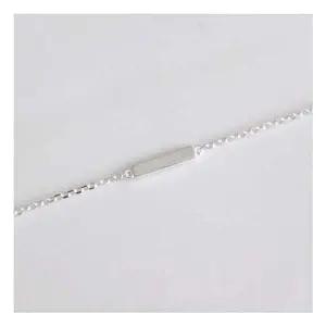(Silver925) Slim bar bracelet