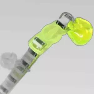 고양이 하트 네임택 목걸이 스트라이프 그린 1P 길이