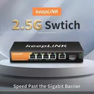 5포트 멀티 기가비트 2.5Gbps 비관리형 플러그 앤 플레이 네트워크 이더넷 2.5G 스위치