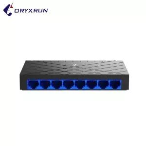 8 포트 기가비트 이더넷 스위치 미국 플러그 유선 외부 네트워크용 10/100/1000mbps 데스크탑 일반