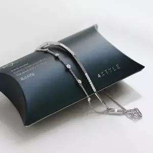허쉬 더블 체인 팔찌
