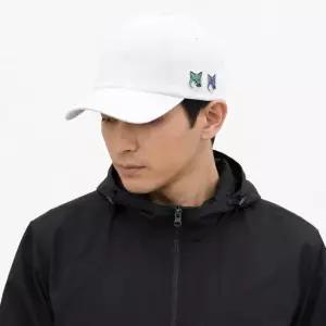 메종키츠네 SEASONAL FOX HEAD 6P CAP KU06101WW0007-P101) 폭스헤드 식스패널 야구 모자)