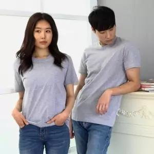 남성 30수 면 코마사 베이직 무지 반팔 티셔츠 라운드넥 데일리 이너웨어