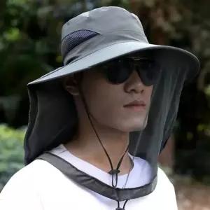 [라일리의류] Rly 자외선차단 모자 방충 낚시 벌초 벙거지 야외 작