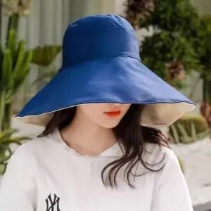 [라일리의류] Rly 여자 여름 자외선 차단 챙넓은 모자 썬 바이저