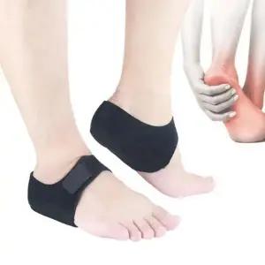 실리콘 발뒤꿈치 보호대 쿠션 패드 실리콘 양말 군인