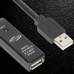외장하드케이블 리피터 케이블 데이터 전송 신호 증폭기 USB2.0 15m