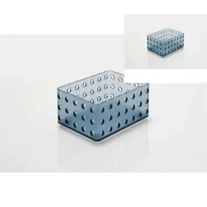 ( )SS소 BL 140x100x65 팩 5개입 수건수납 손잡이형 속옷수납 다용도수납함