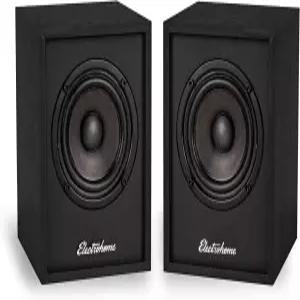 블루투스 5 RCA 및 Aux(EB10B)를 특징으로 하는 턴테이블 TV PC 무선 음악 스트리밍을 위한 앰프 3인치