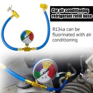 냉매 재충전 에어컨 키트 R134A 자동차 가스 라인 리필 30Lb 게이지 콘 실란트