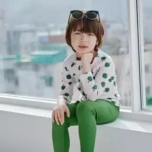 베베샤 사과상하복 위아 래쉬가드 그린 아동 키즈