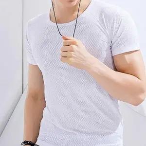 남자 반팔 런닝 헬스 운동 작업 이우 상의 인어 쿨티