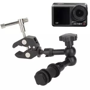 DJI 오즈모 액션 4 호환 액션캠 집게 미우 브라켓 LED