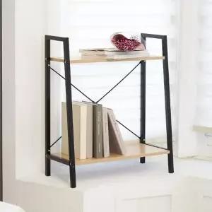 위아 FIXA말뫼스몰2단선반 우드 DIY 책장 철재