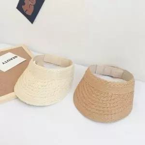 (앙상블) 아동 라탄 밀짚 돌돌이 썬캡 위아 키즈 밀집