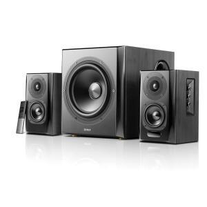 컴퓨터실, 거실 및 밀도를 위한 Edifier S351DB 책장 스피커 서브우퍼 2.1 시스템 Bluetooth V5.1 aptX 무선 사운드