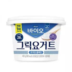 매일 바이오 그릭요거트 무가당 플레인 400G X 6 706648