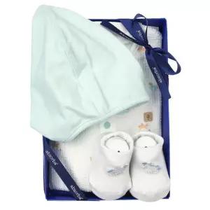 [갤러리아] (압소바출산,백일세트)베아트7부우주복(모자)+스니커즈세트(A13-10607SET)