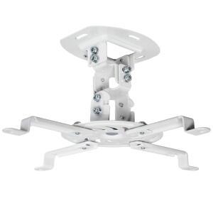 VIVO 유니버설 조절식 천장 프로젝터, 프로젝션 마운트 확장 팔 장착 브래킷, 흰색, Mount-VP01W