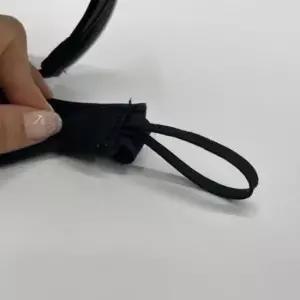 [패션소품] 썬캡 모자 햇빛가리개 블랙 여름모자 돌돌이