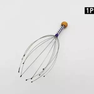 두피 마사지기 셀프 핸디 머리 헤어 헤어빗 지압 브러쉬 1P