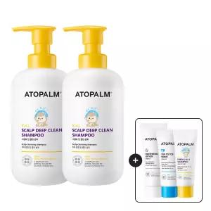 아토팜 키즈 스칼프 딥 클린 샴푸 460mlx2개/어린이 샴푸+[증정]로션23ML+워시20ML+샴푸20ML