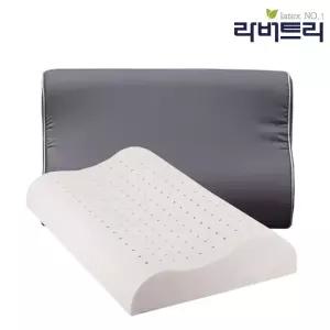 천연라텍스 굴곡형 경추베개 소사이즈 + 겉커버포함