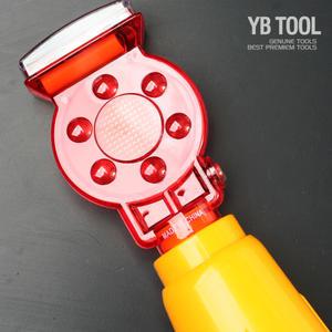 태양광 LED경광등 콘용 무선충전식 다목적 쏠라 점멸경고등 도로 산업안전용품 접근방지 위험표시등