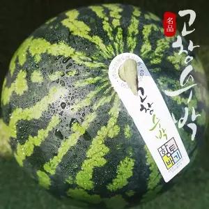 [프레시데이][고창특산물] 명품 고창 수박 로얄대과 9kg미만 (선물용)