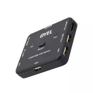 Coms 2포트 HDMI KVM 스위치(2:1) BT557