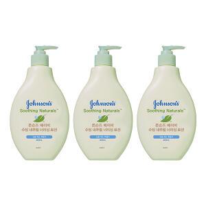 존슨즈베이비 베이비 수딩 내추럴 너리싱 로션, 400ml, 3개