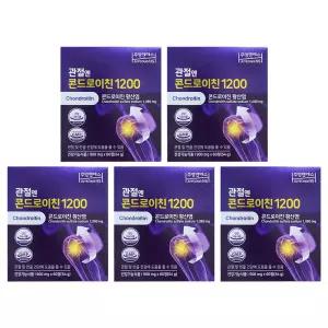 주영엔에스 관절엔 콘드로이친 1200 지성 콘드로이친 60정 5박스