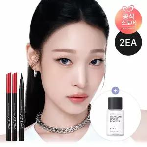[클리오][2EA]수퍼프루프 펜 라이너 [증정] 마이크로페셔널립앤아이리무버31ml