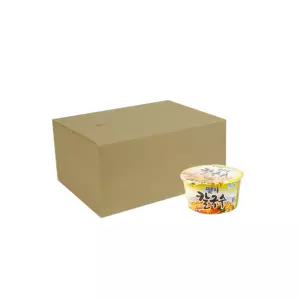 농심 멸치 칼국수 컵라면 사발 75g x 16개 한박스