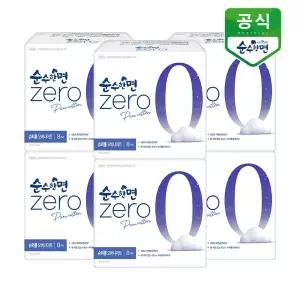 순수한면 생리대 제로 슈퍼롱 오버나이트 8P x 6팩