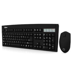 QSENN MK350 무선 키보드 마우스 세트 (블랙)