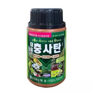 5번 대유충사탄200ml 친환경 사과 배 고추 배추 상추 (출처 본문참조-진딧물 노린재 담배나방 총채벌레) 약