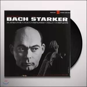 [LP] Janos Starker 바흐: 무반주 첼로 모음곡 전곡집 (Bach: Suites for Unaccoumpanied Cello Complete)[3LP]