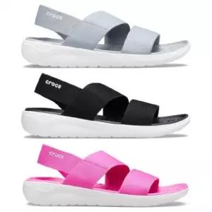 여성 라이트라이드 스트레치 샌들 / 206081-066 블랙 206081-6QV 핑크 / Crocs LiteRide