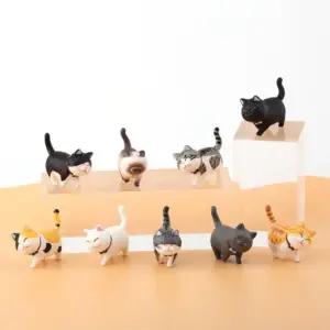청년토이 귀여운 고양이 피규어 미니어처 9종세트