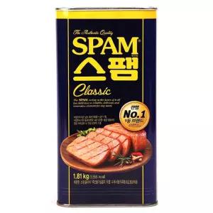 CJ 스팸 클래식 1.81kg x2캔 / 업소용 대용량 빅사이즈 통조림햄 식당