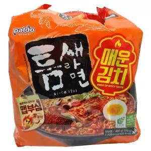 팔도 틈새라면 매운김치 봉지라면 4개입 8팩 멀티팩