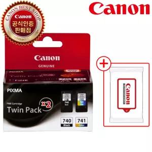 캐논 정품 잉크 PG-740+CL-741 TWIN 검정+컬러 세트 MX397 MG2170