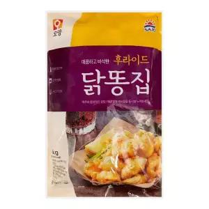 사조오양 후라이드 닭똥집 1kg