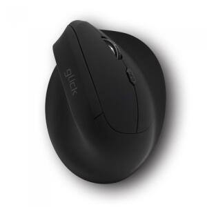 지클릭커 OFFICEPRO ERGO 버티컬 무소음 인체공학 블루투스 무선 마우스 OP70 (블랙)