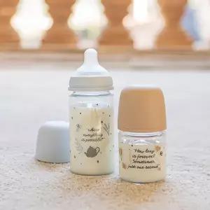 스와비넥스 원더랜드 프리미엄 안심 유리젖병 신생아용 120ml